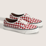 Sneakers authentic 44 diamond check in bianco e rosso Vans - unisex 