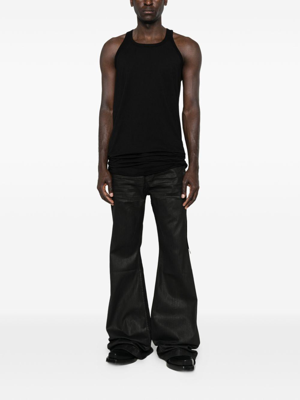 Canotta larga in nero Rick owens drkshdw - uomo 
