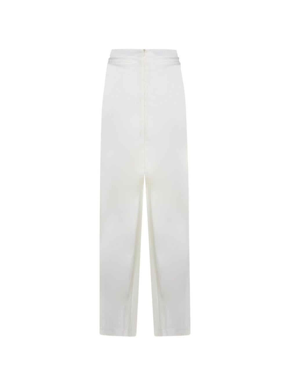 pantaloni drappeggiati in bianco GIUSEPPE DI MORABITO - DONNA 