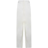pantaloni drappeggiati in bianco GIUSEPPE DI MORABITO - DONNA 