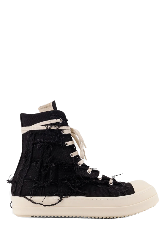 Sneakers alte slash in nero Rick Owens Drkshdw -  uomo 