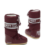 Stivali da neve Icon in borgogna Moon boot - unisex 