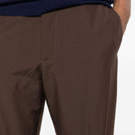 pantaloni diky in marrone grayed - uomo 