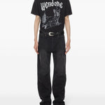 Jeans con bottoni in grigio Sefr - uomo 