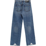 Jeans bonnie con vestibilita relax in blu Khaite - donna 