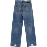 Jeans bonnie con vestibilita relax in blu Khaite - donna 