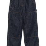 Jeans a gamba larga in blu Magda butrym - donna 