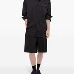 Camicia con stampa geometrica in nero Helmut lang - uomo 