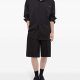 Camicia con stampa geometrica in nero Helmut lang - uomo 