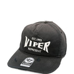 x '47 Viper Room Cappello da baseball con ricamo in nero Represent - uomo 