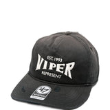 x '47 Viper Room Cappello da baseball con ricamo in nero Represent - uomo 