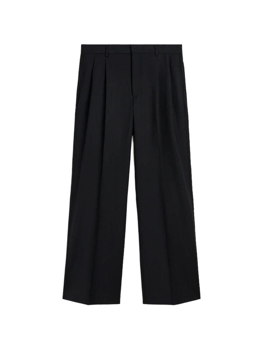 Pantaloni a gamba ampia in nero Sunflower - uomo 