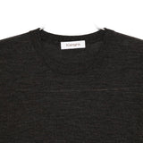 T-shirt girocollo in grigio Kangra - uomo 