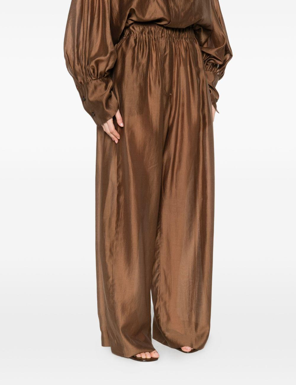 pantaloni dora in marrone the latest - donna 