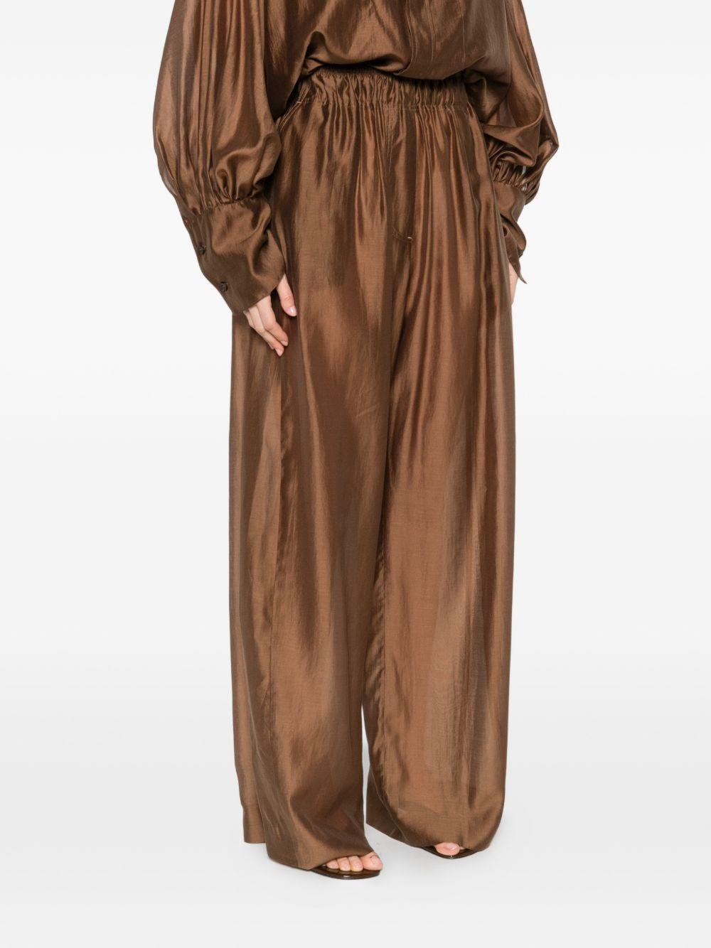 pantaloni dora in marrone the latest - donna 