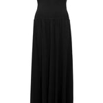 Copricostume lungo a fascia in nero Oda Eres - donna 
