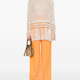 Pantaloni palazzo Marlene in arancio Taller Marmo - donna 