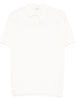Polo in cotone in bianco Caruso - uomo