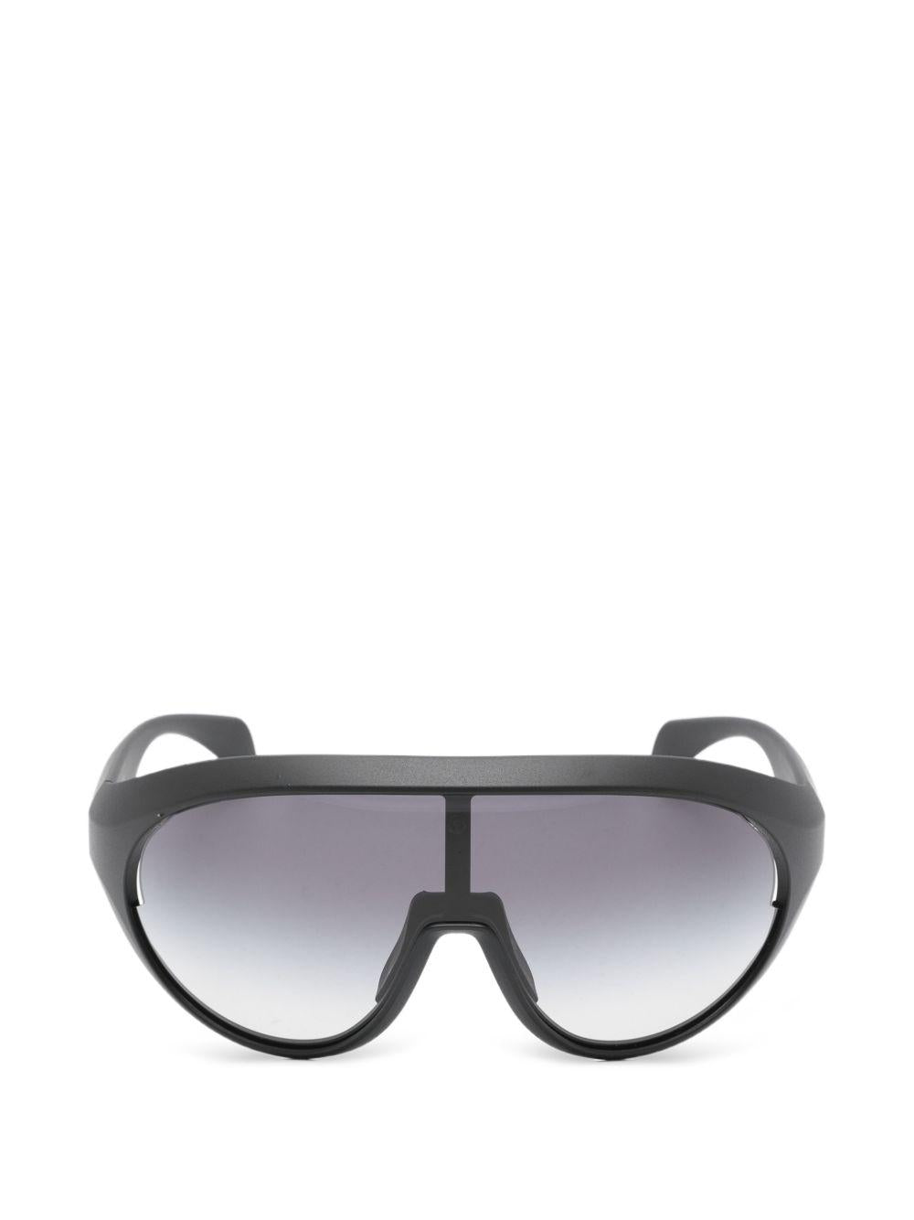 Occhiali da sole in nero Rick Owens x Moncler - unisex<BR/> 