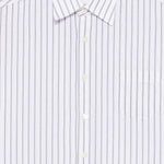 Camicia a righe con colletto classico in bianco Namacheko - uomo 