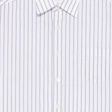 Camicia a righe con colletto classico in bianco Namacheko - uomo 