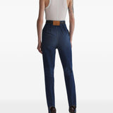 Jeans a vita alta in blu 