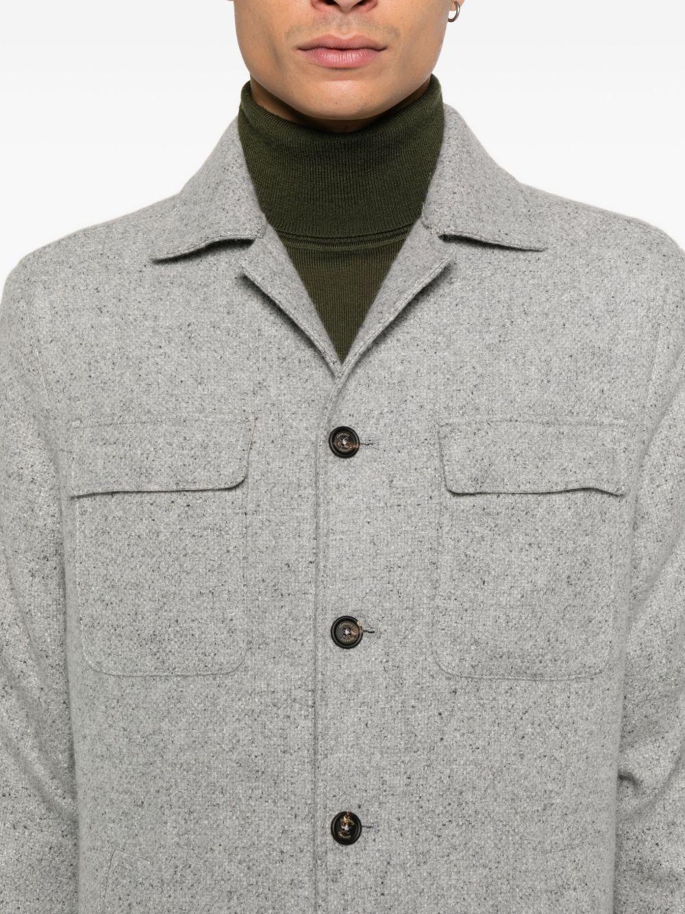 Giacca-camicia con tasche in grigio Eleventy - uomo 