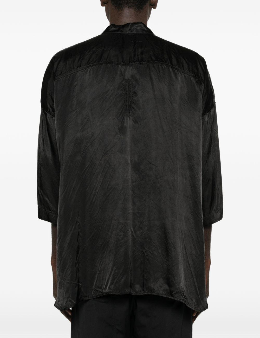 Camicia Jumbo Faun in nero Rick owens - uomo 
