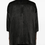 Camicia Jumbo Faun in nero Rick owens - uomo 