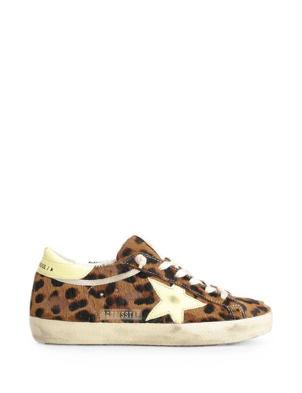 Sneakers super star in animalier golden goose - donna 