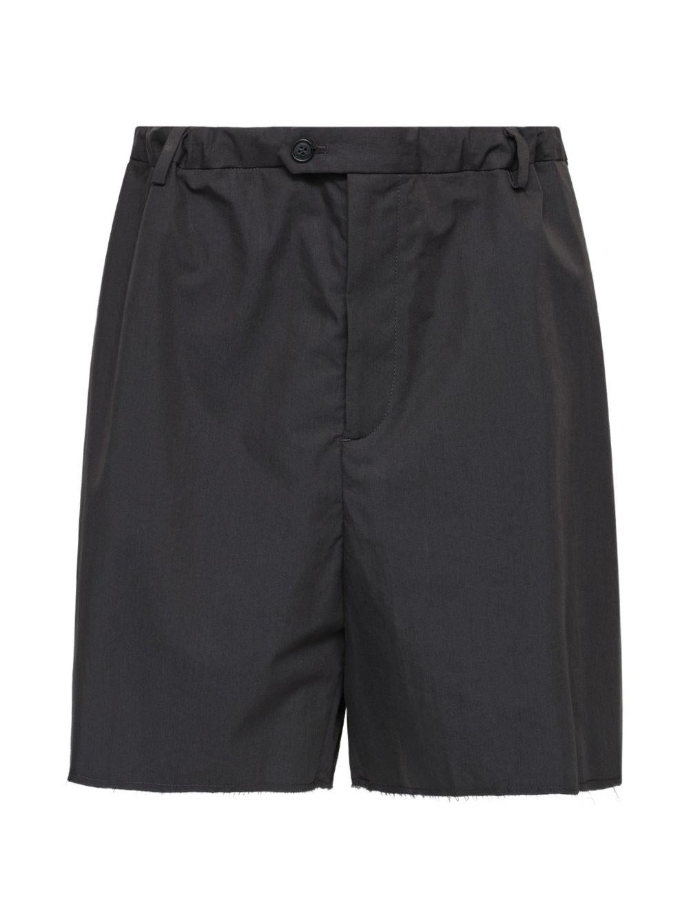 Shorts con pieghe in grigio Mm6 maison margiela - donna 