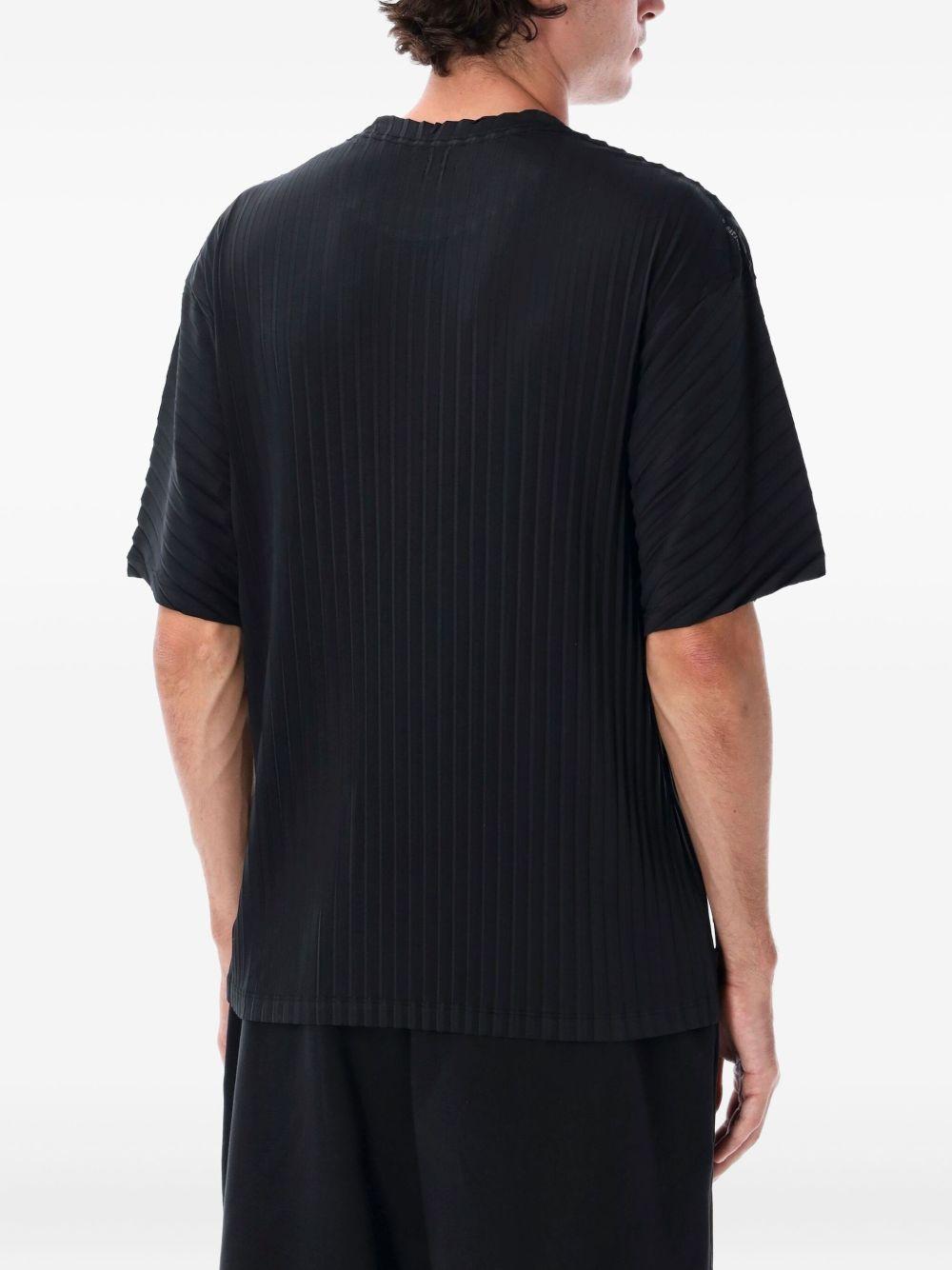 T-shirt con logo in nero Satisfy - unisex 