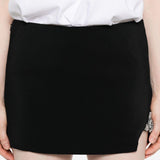 Minigonna con decorazione in nero Amen - donna 