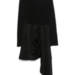 Abito corto drappeggiato in nero Simkhai - donna 