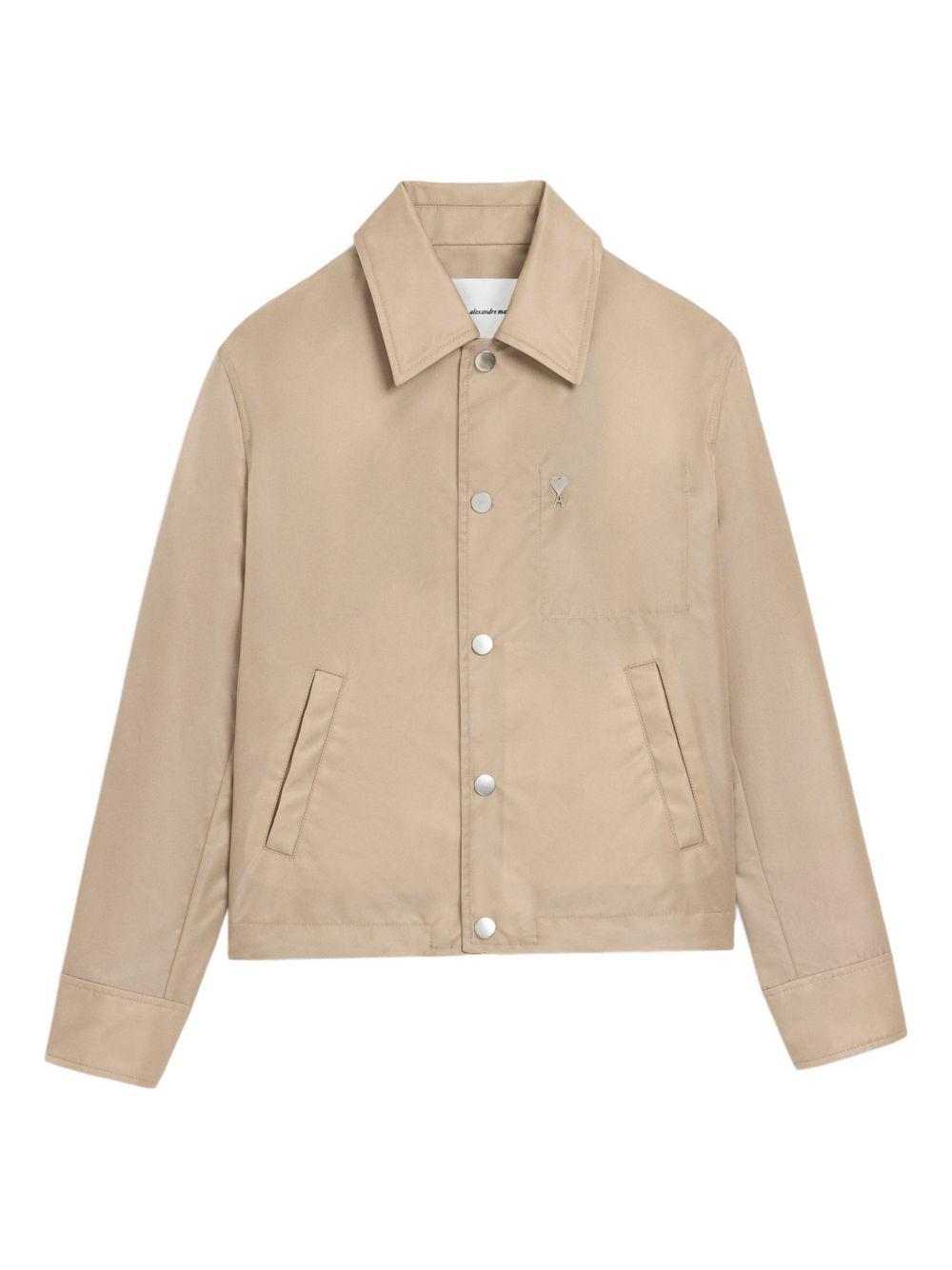 Giacca con bottoni in beige Ami Paris - donna 