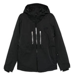 Giacca con cappuccio e zip da neve in nero The north face - uomo 
