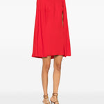 Abito con maniche a mantella in rosso Roland mouret - donna 