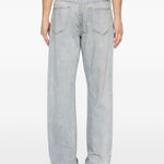 Jeans con effetto vissuto in blu Mm6 maison margiela - uomo 