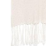 Sciarpa con frange in avorio Antonelli - donna 