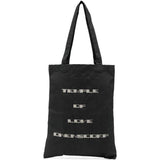 Borsa tote con grafica in nero RICK OWENS DRKSHDW - unisex 