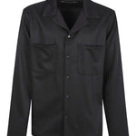 CAMICIA CON TASCHINO IN NERO GOLDEN GOOSE - UOMO 