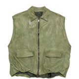 Gilet con zip in verde Salvatore santoro - donna 