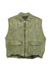 Gilet con zip in verde Salvatore santoro - donna
