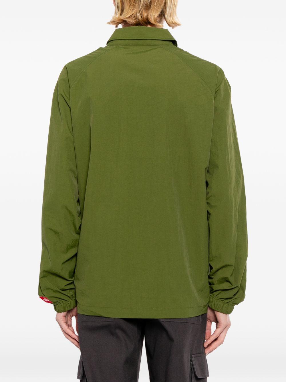 Giacca-camicia in nylon in verde The north face - uomo 