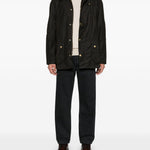 Giacca con bottoni a pressione in verde Ashby Barbour - uomo 