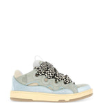 Sneakers con lacci in azzurro Lanvin - uomo 