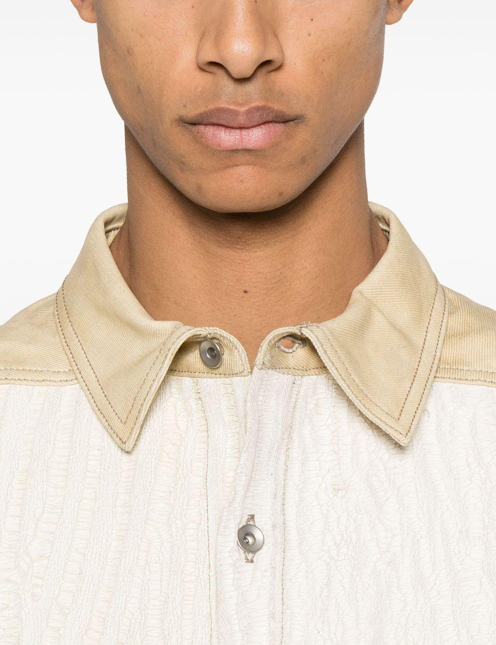 Gilet SL Tommy Jumbo in avorio Rick Owens DRKSHDW - uomo 