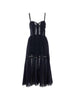 Dafelle Lace-Insert Dress in Black Charo Ruiz Ibiza 1989 - women
