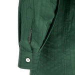 Camicia a righe grinda in verde Namacheko - uomo 