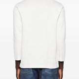 T-shirt a maniche lunghe in bianco Junya watanabe - uomo 